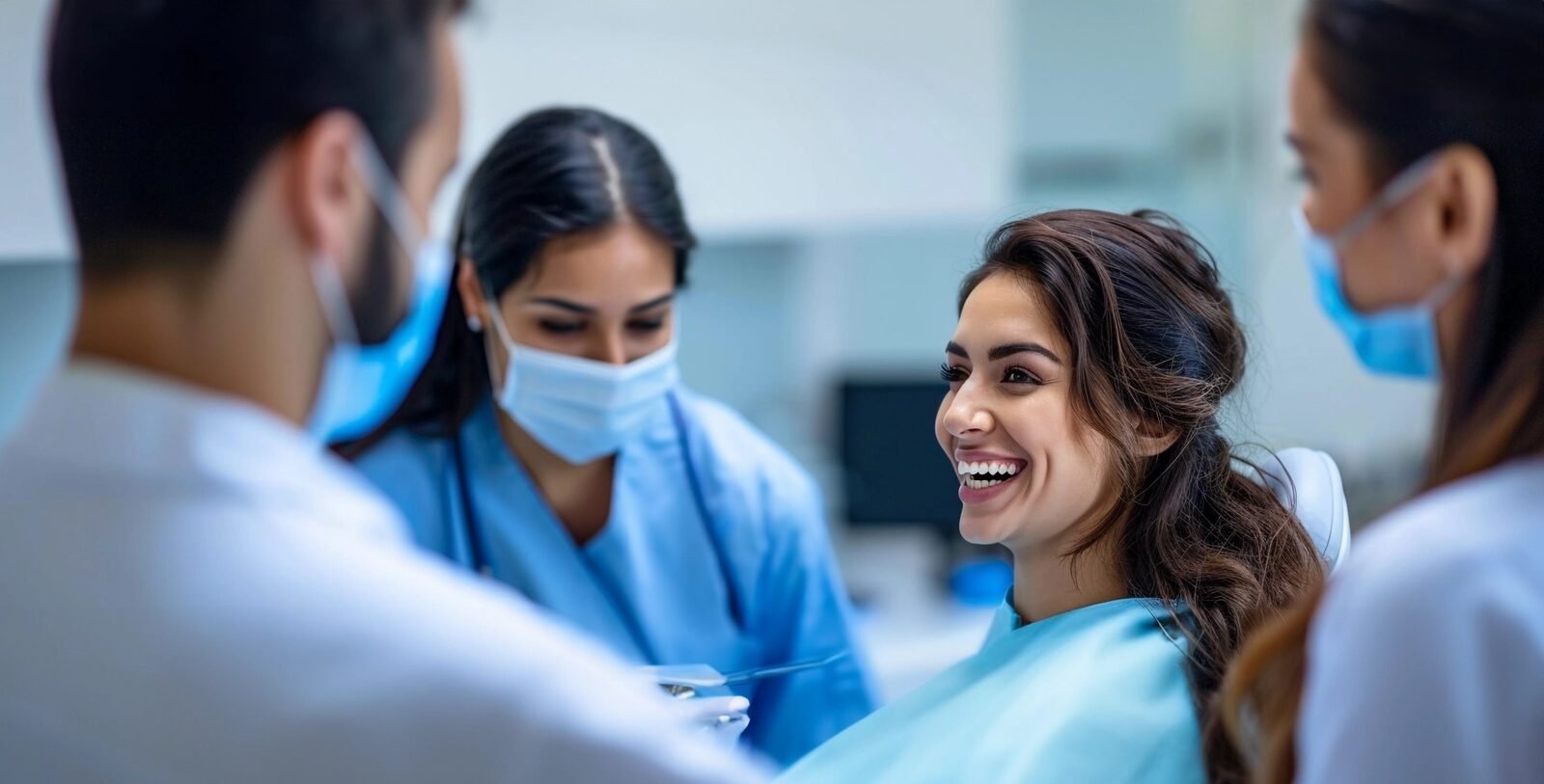 A patient receiving care through the ADA Dental Health Foundation