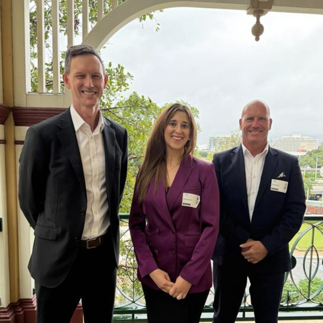 ADAQ CEO Ben Stockwin and Dr Norah Ayad with Queensland Opposition Health Spokesperson The Hon Mark Bailey