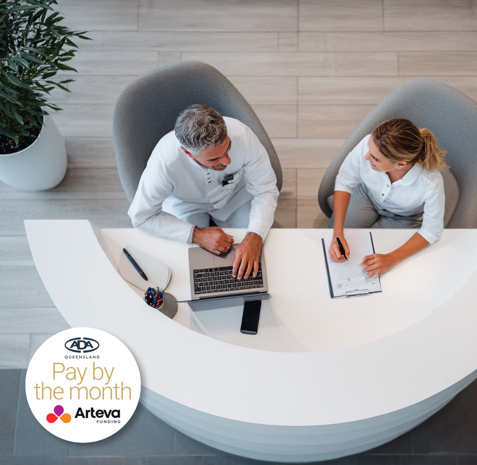 Pay your ADAQ professional indemnity cover by the month through Arteva Funding